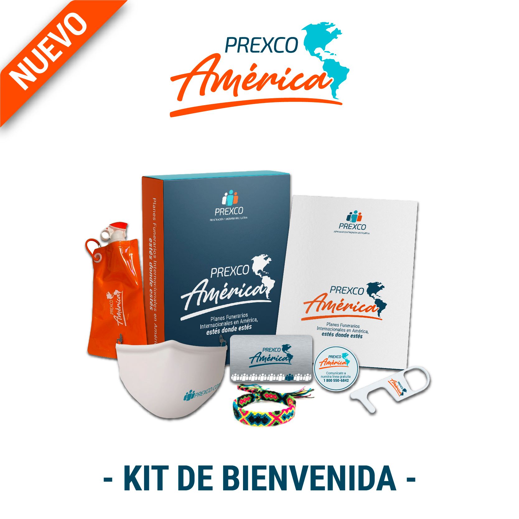 Kit de bienvenida Prexco
