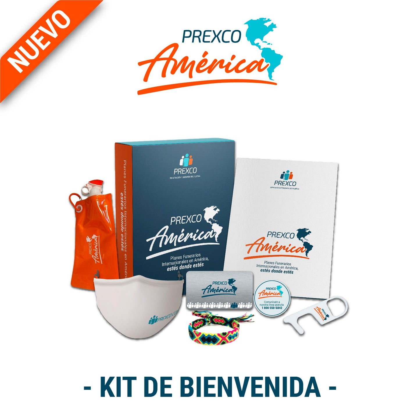 Kit de bienvenida Prexco